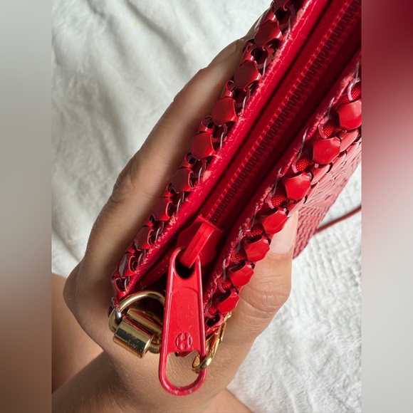 Vintage metal mesh red purse - Picture 8 of 8
